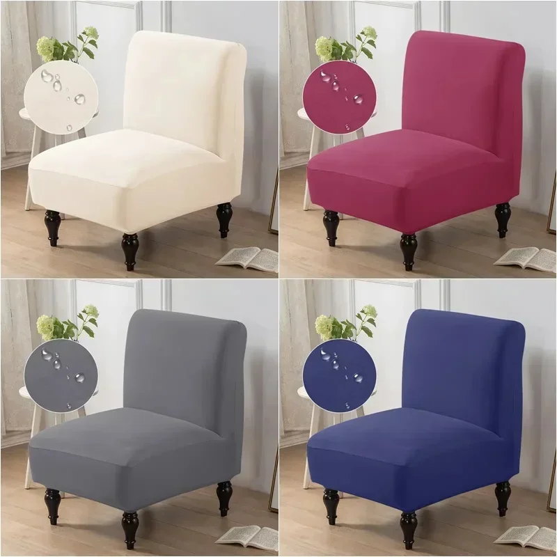 1 szt. Elastyczne pokrowce na krzesła bez podłokietników, pokrowiec na grubą sofę, klasyczny pokrowiec na pojedynczą sofę do salonu, dekoracja hotelowa, pokrowiec na grubą sofę.