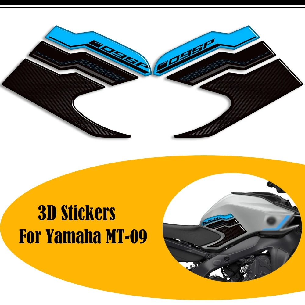 

Motorcycle For Yamaha MT-09 MT09 MT 09 SP Tank Pad Gas Fuel Oil Protector Stickers Decals Fairing Front Fender 2024 2025