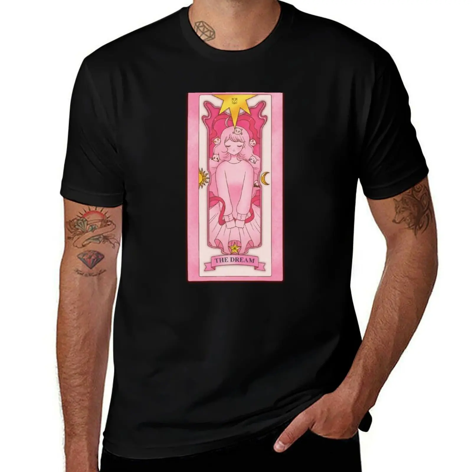 Bee_s Dream Sakura Card T-Shirt t shirts for man pack white anime t shirts oversize cotton t shirt man T-shirt