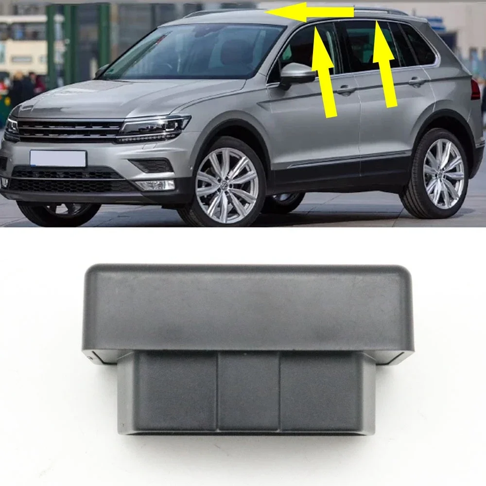 OBD Automatic Window Lifter Remote Sunroof Colsing Module For Volkswagen VW Tiguan MK2 L 2017-2023