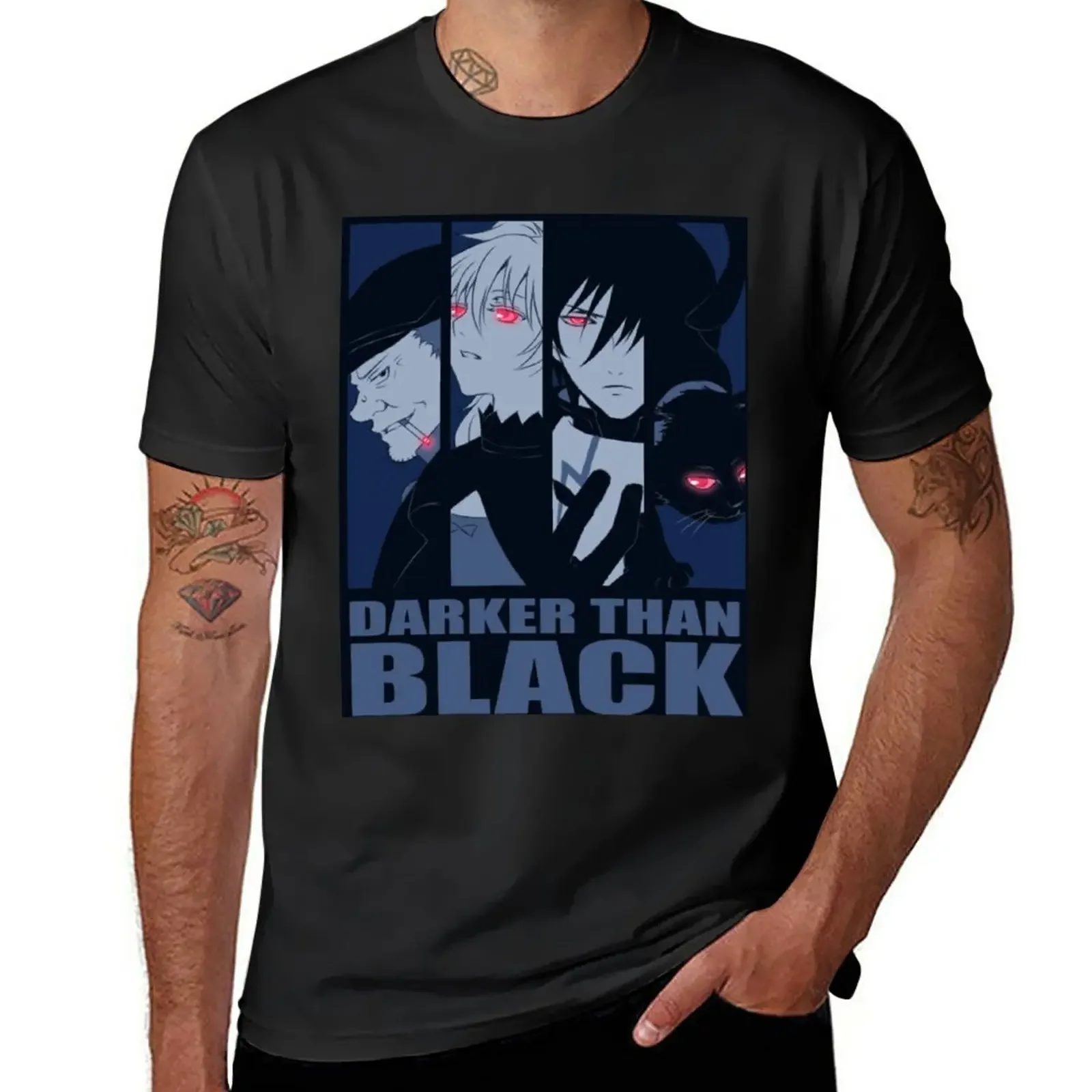 

Darker Than Black T-Shirt graphics boys animal print t shirts men
