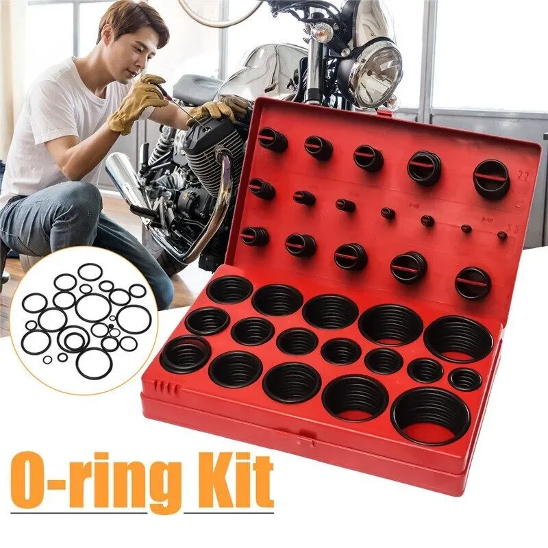 

419Pcs 32 Sizes Metric O-Ring Kit Nitrile Rubber Seals Assortment Set Sealing Gasket Plumbing Washer Seal For Car Faucet Repair