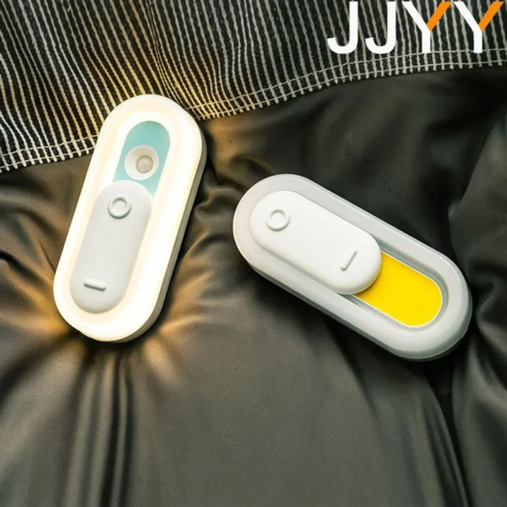 JJYY Smart Motion Sensor Night Light USB ชาร์จไฟ LED สําหรับบันไดห้องนอน Corridor ห้องน้ํา