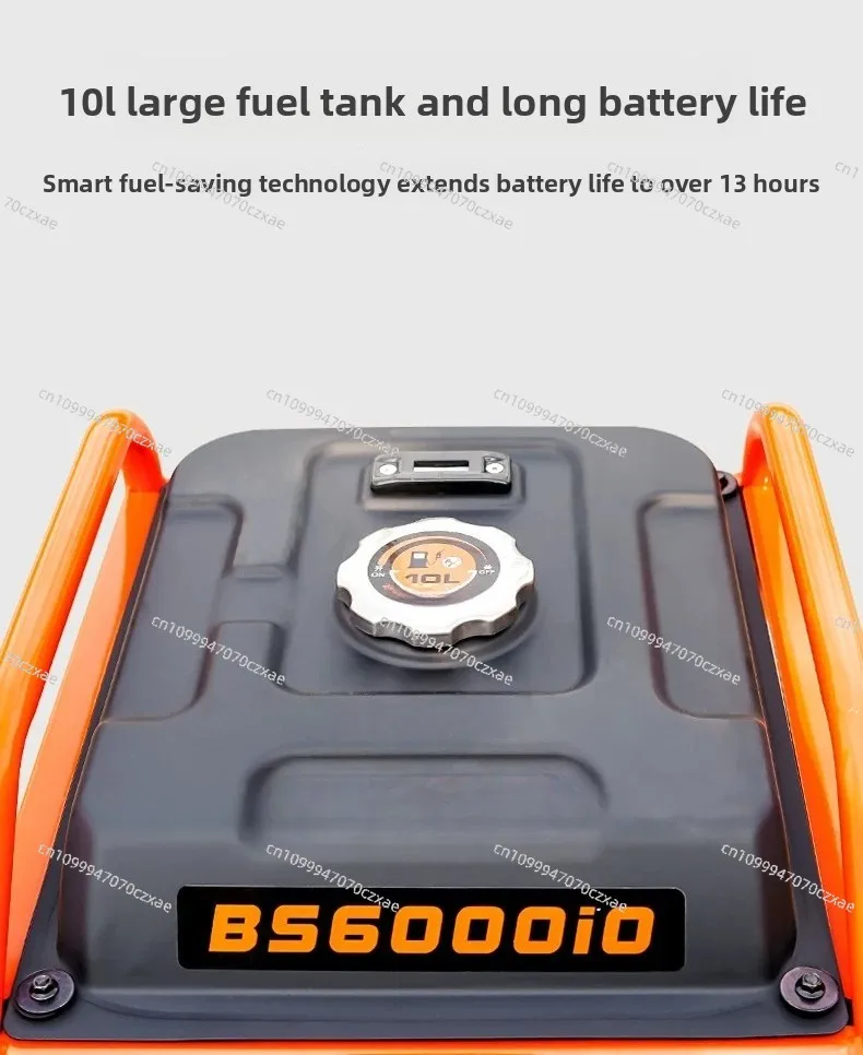 5kW Portable Inverter Generator, 220V Quiet Generator for Home Commercial Use