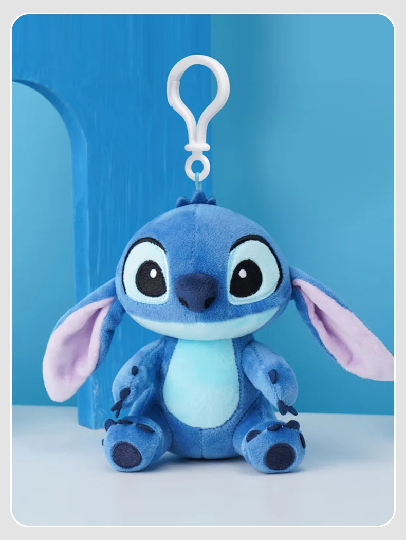 Disney Toy Story Stich Kawaii Plüsch Puppe Cartoon Gefüllte Anime Schlüsselbund Anhänger Strap Spielzeug Auto Schlüsselring Geburtstag Geschenk Für Kinder – Detail 1