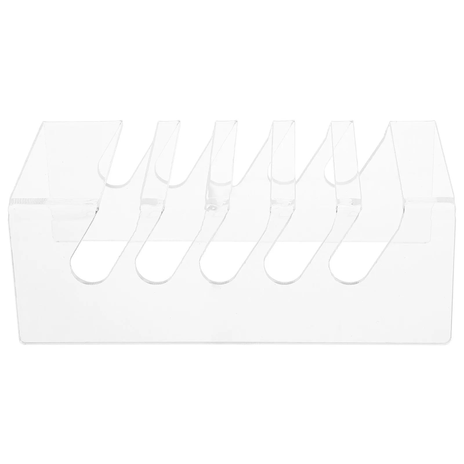 Clear Acrylic Cell Phone Holder for Desk Tablet Display Stand Office Desk Phone Stand Meeting Room Organizer Multi-Function