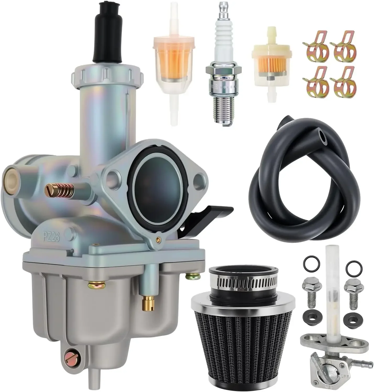 For 125cc PZ26 Carburetor Carb Kit Replace for Honda CG 125cc 150cc 250cc TRX200 TRX250 for Dirt Bike XR100 CRF100 CB125 4 Strok
