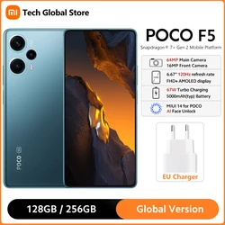 Global Version POCO F5 5G Smartphone Snapdragon 7+ Gen 2 Processor 6.67