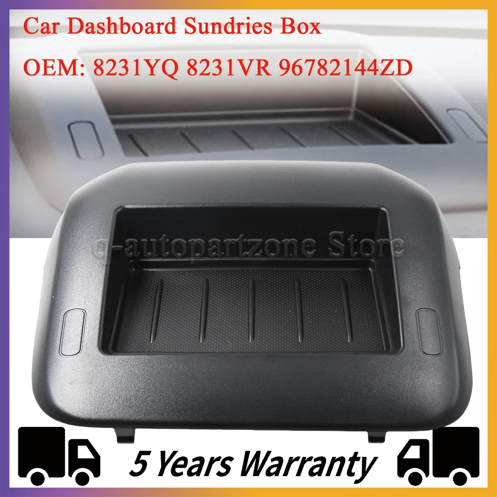 Dashboard Sundries Box Center Console Storage Box Navigation Frame Middle Cover For Peugeot 3008 5008 8231YQ 8231VR 96782144ZD