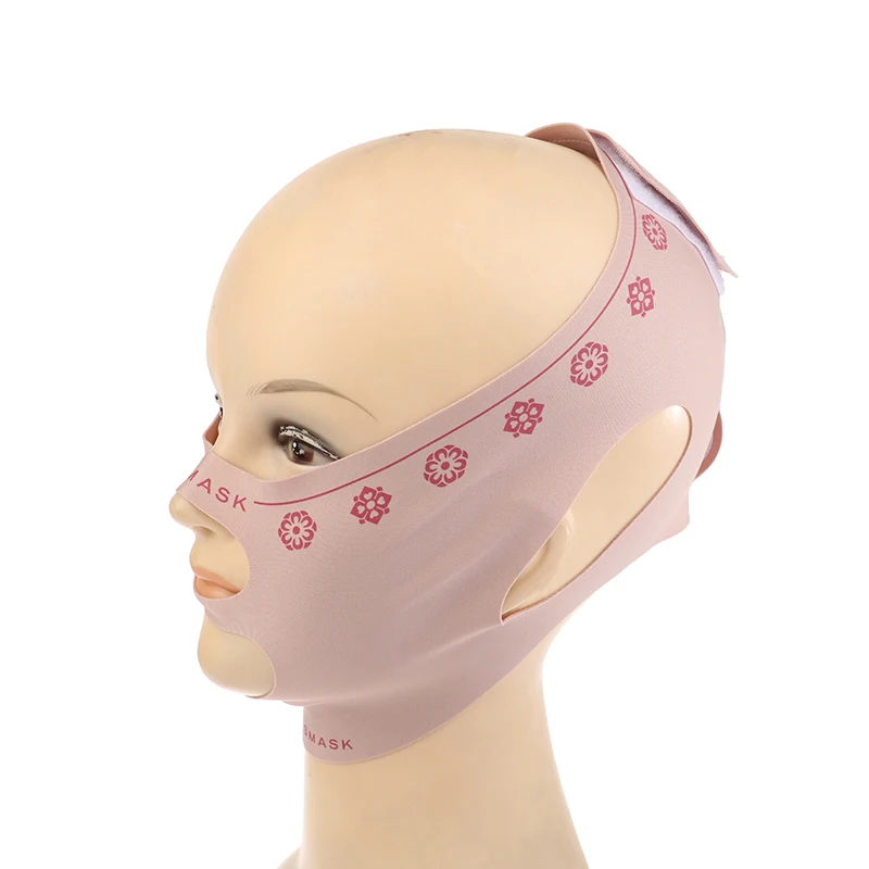 Gezicht Afslankende Bandage Riem Chin Up V Lijn Wanghals Vormende Riem Lift Masker Beeldhouwen Gezichtsmasker Riem Slaap Schoonheidsmassage