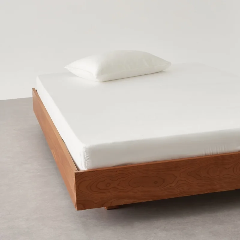 3pcs Sheet Set Summer Cooling Mattress Cover White Lyocell 137*190+45cm Fitted Sheet+Pillowcase for Hot Sleepers Full Drop Ship