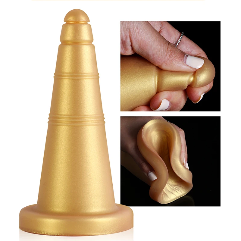 Soft Cones 26.5cm Huge Anal Plug Butt Plug Dildo Vagina Anus Dilation Trainer Prostate Massage Adult Sex Toys For Men Women Gay