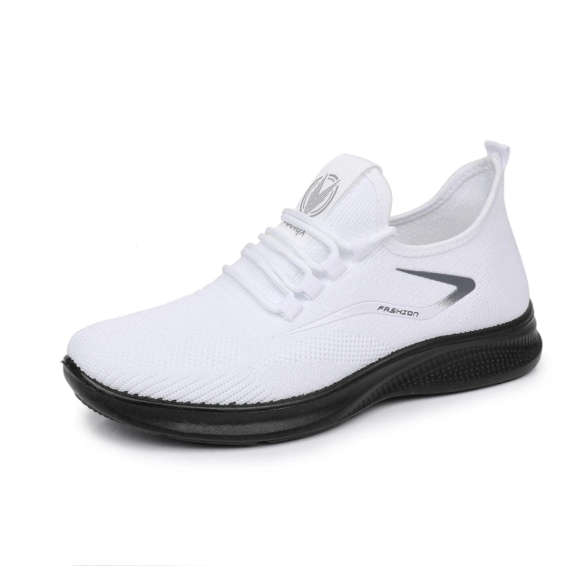 New 2026 release: breathable mesh-knit slip-on casual running shoes with flexible, non-slip soles—versatile for any outfit.