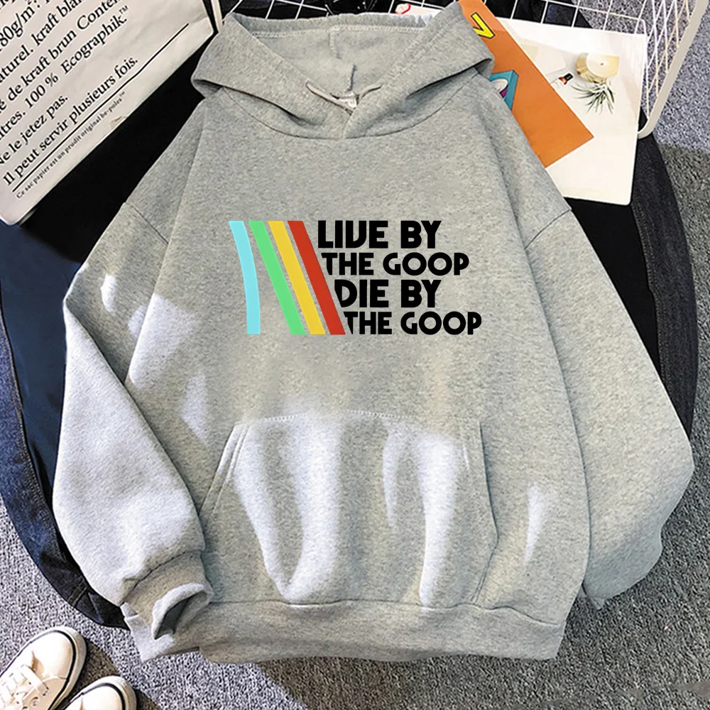 

ARC Raiders Live The Goop Die By The Goop Quotes Print HOODIE High Quality for Autumn/Winter Moletom with Hooded Fleece Hoody