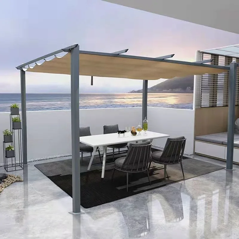 Garden Outdoor pavilion Leisure courtyard Canopy Parking shed Aluminum alloy sun canopy Grape rack tent Family car