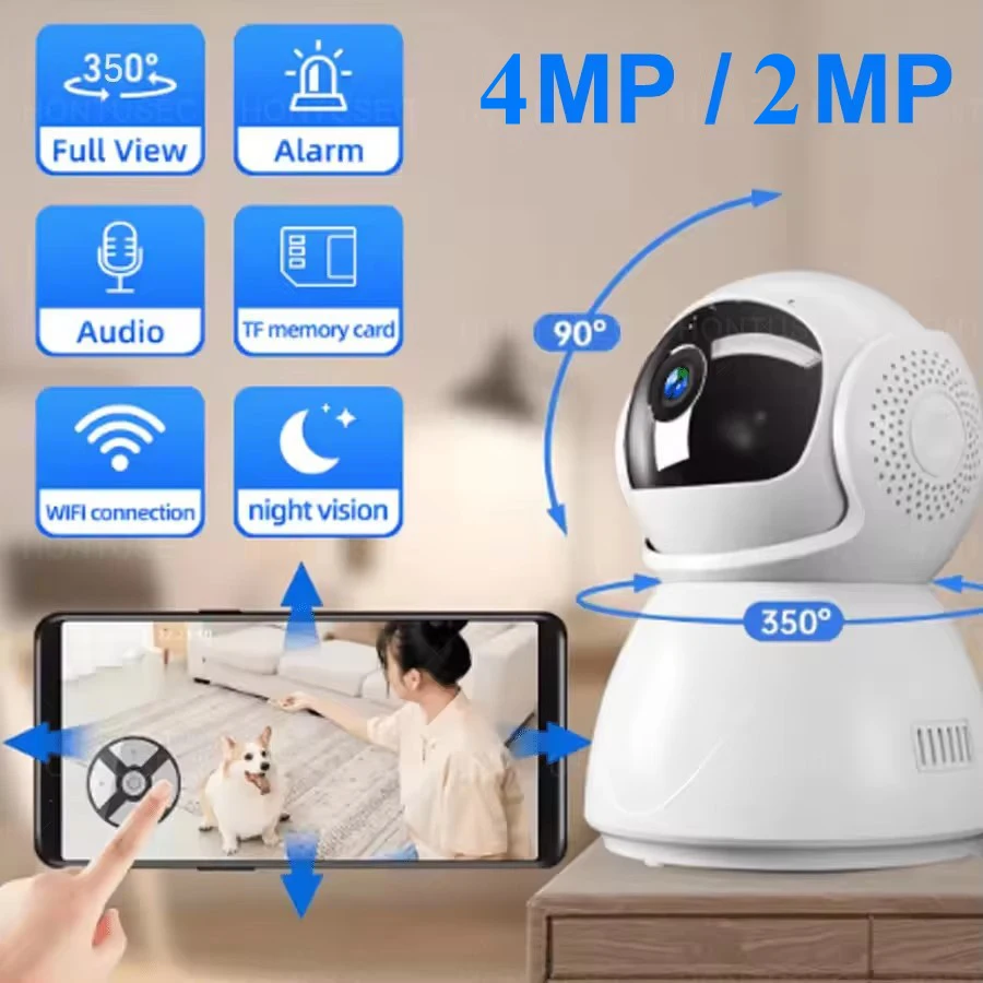 YI IOT 2.4G HD IP Camera Wireless 2MP 4MP Home Security Camera Night Vision Two Way Audio CCTV Camera Indoor Baby Monitor