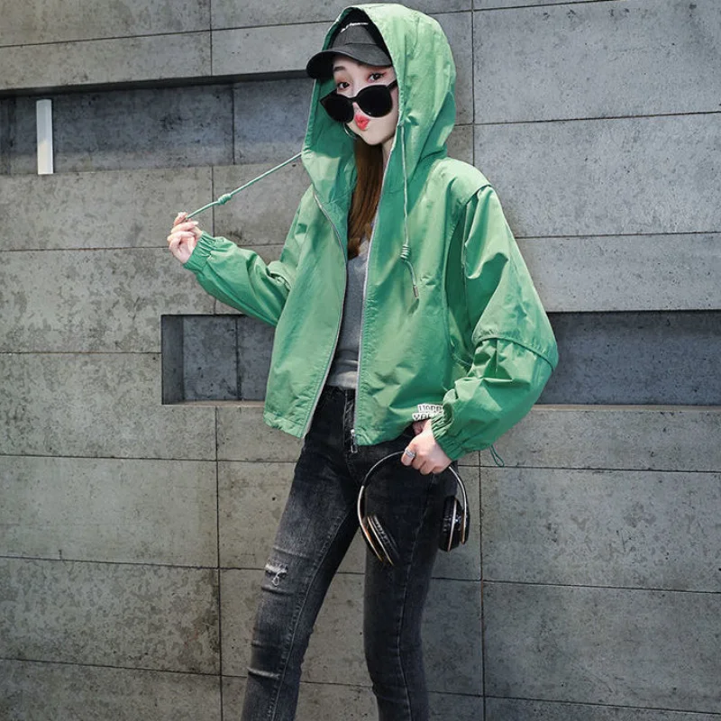 Spring Coat for Women 2024 Black Cropped Autumn Bomber Coats Baseball Female Clothing Short Jacket Fashion Demi-season Clothes