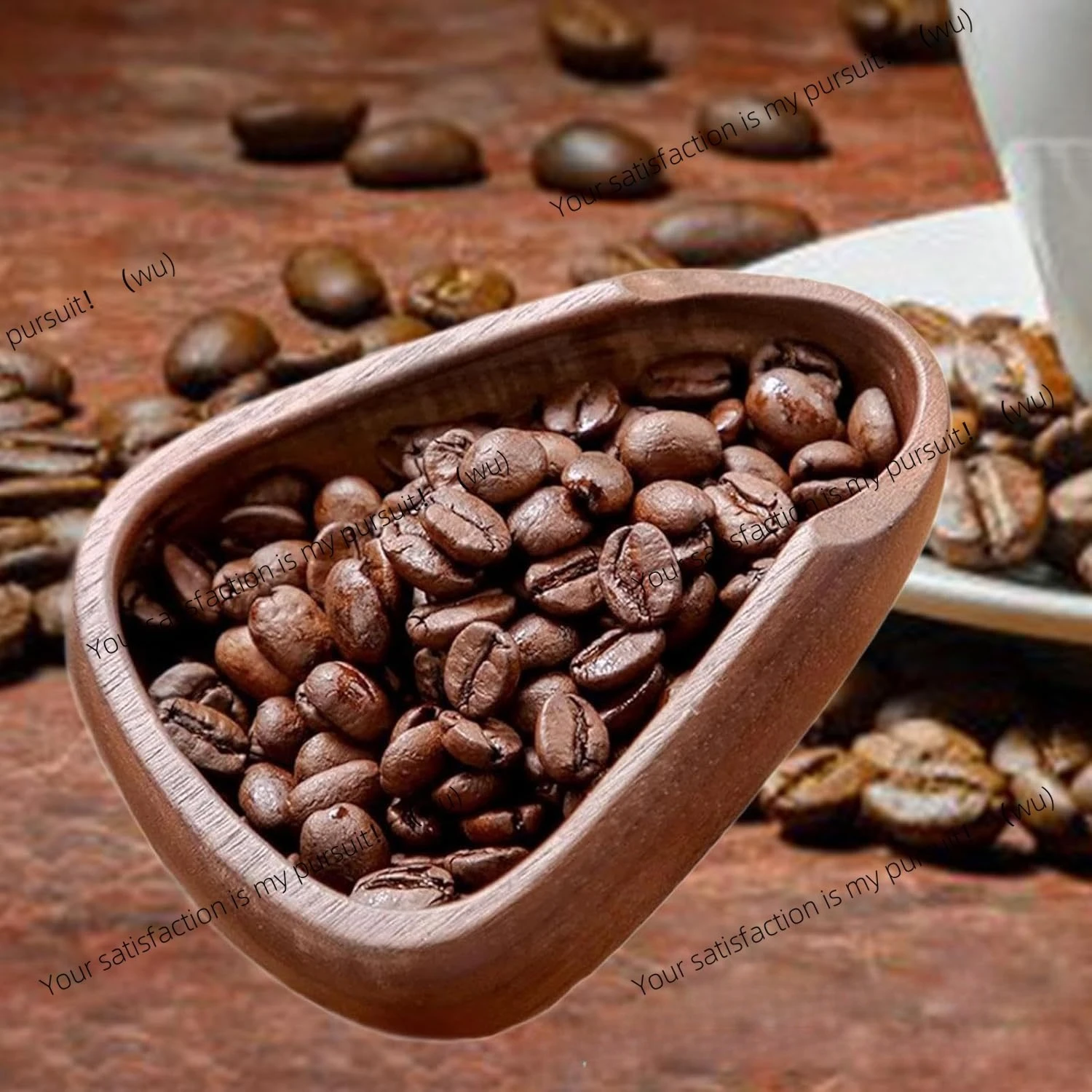 Coffee Scale Bean Plate New Walnut Coffee Bean Scale  Scale Bean Plate Sample Display  Beans