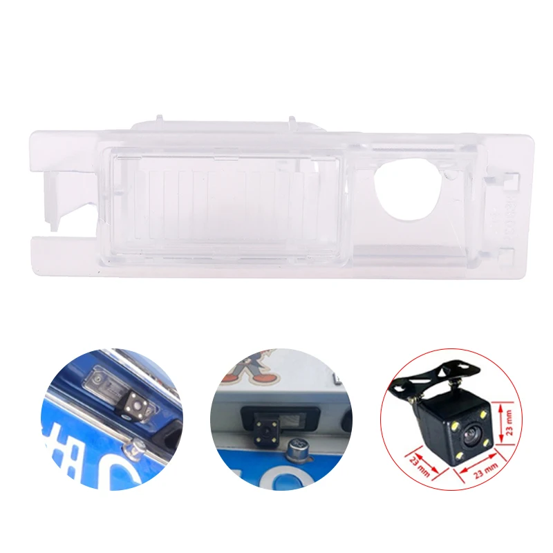 New！1Pcs ABS Car Rear View Camera Bracket License Plate Lights Housing Mount Shell For Opel Buick