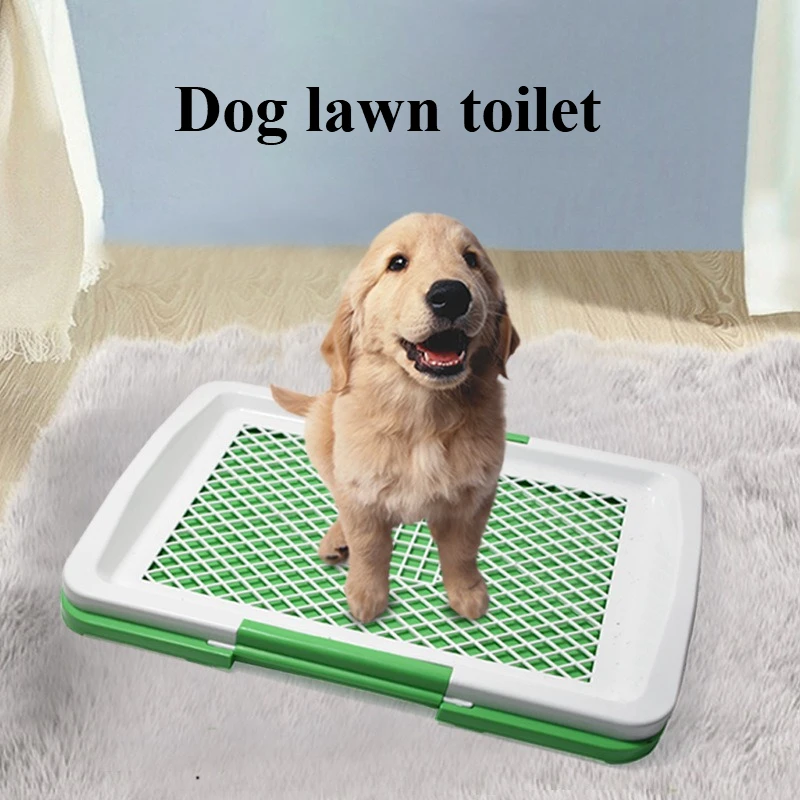 Pet toilet lawn dog toilet separate feces and urine dog bowl pet supplies no need to go outside to imitate grassland comfortable