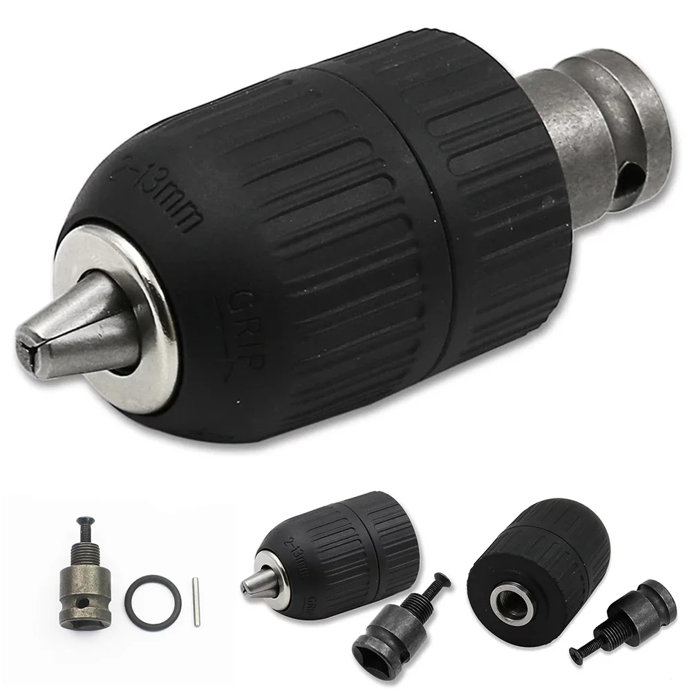 

Самоблокирующийся адаптер для бесключевого сверлильного патрона 213 мм для вращающихся и силовых дрелей 1/2 дюйма, подходит для аккумуляторных дрелей и драйверов