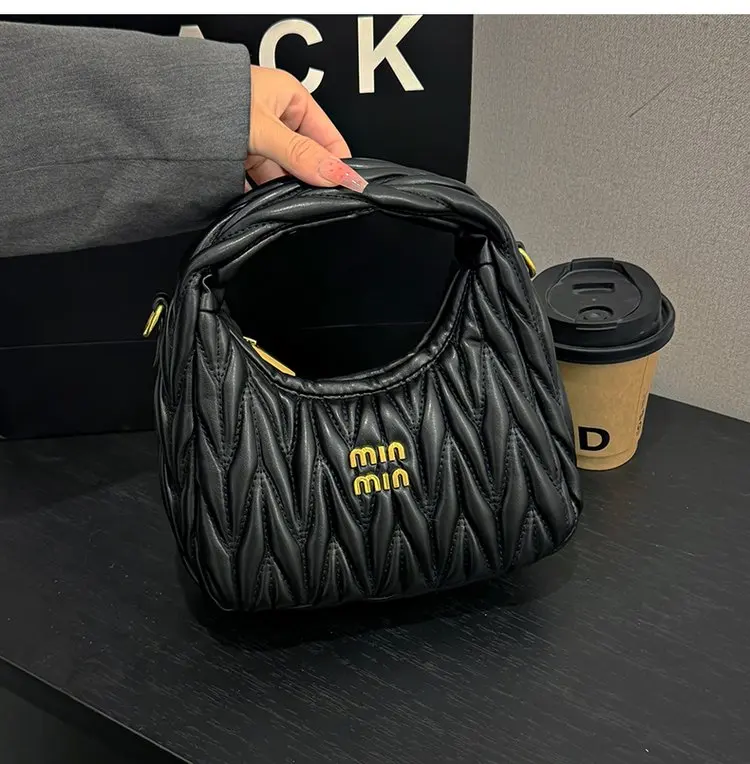 

Сумка-облако с нишевым дизайном 2025 года, кошелек через плечо с верхней ручкой, женская универсальная сумка через плечо «день-ночь», повседневная сумка-слинг