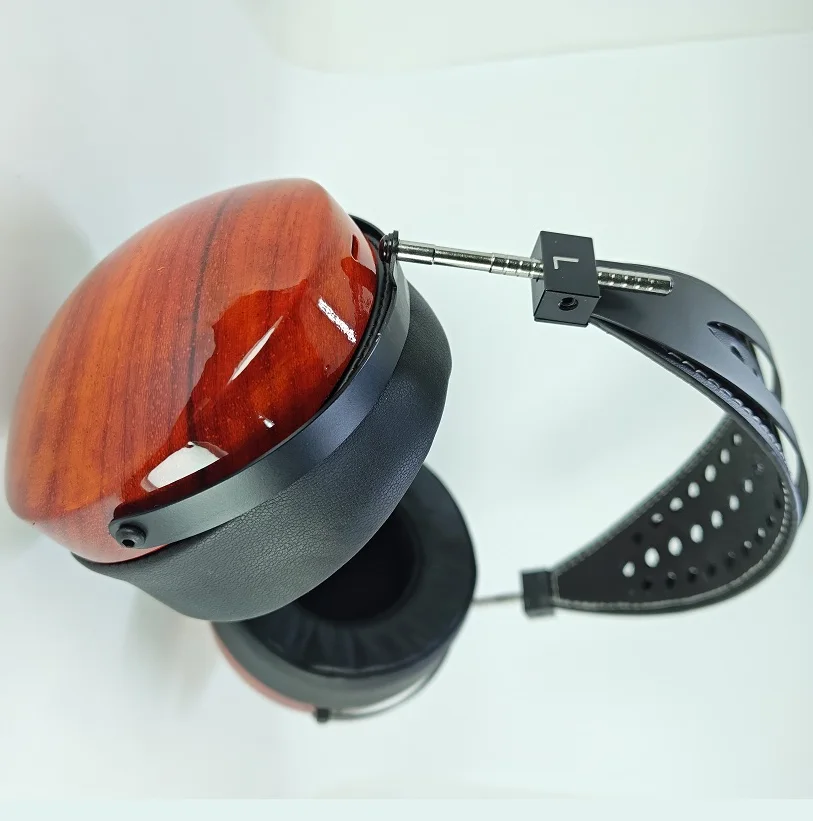 DIY headphone external kit wooden shell headset wood shell headband half part Earphones HIFI Music Lover African Red Flower