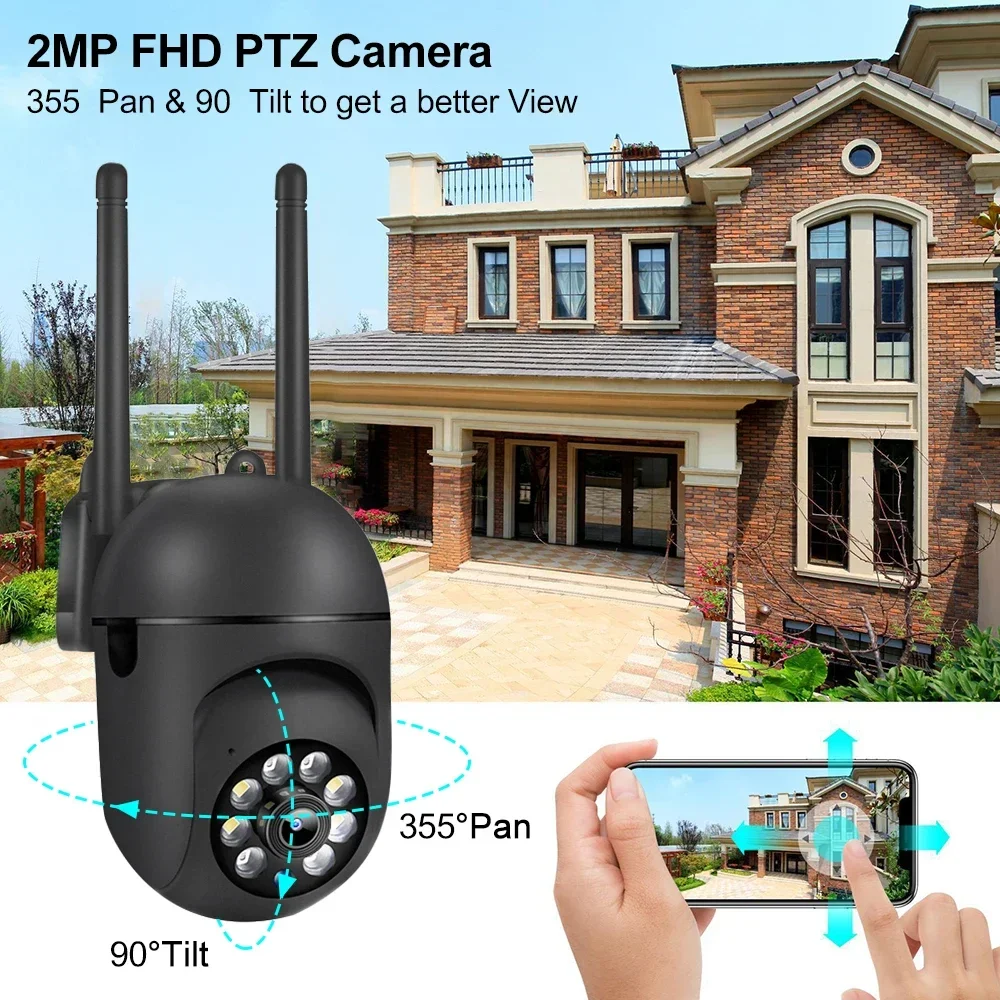 PEGATAN 8MP واي فاي كاميرا المنزل PTZ IP كاميرا اللون ليلة الصوت كاميرا مراقبة لاسلكية تتبع السيارات كاميرا CCTV الأمن