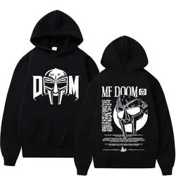 MF Doom Madvillain Metal Face Hoodies Oversize Vintage 90's Rapper Sweatshirt Men Women Harajuku Gothic Casual Hooded Streetwear