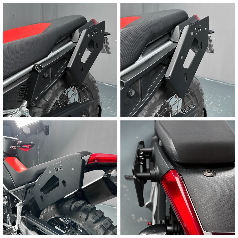 2024 Tuareg 660 Side Bag Storage Pannier Luggage Rack For Aprilia Tuareg 660 2021 Motorcycle Waterproof Saddlebag Bracket Holder