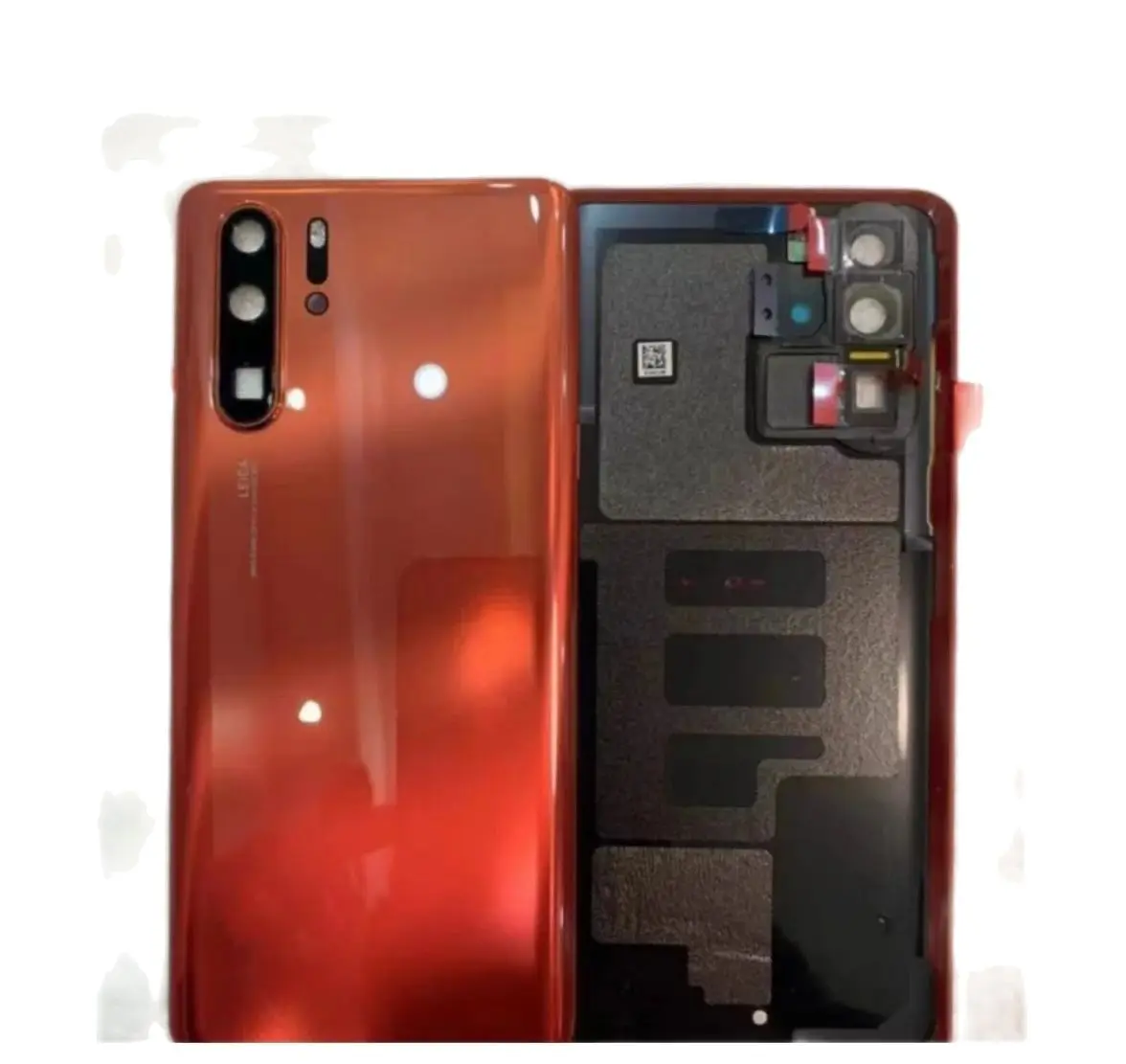 For huawei p30pro battery back cover cell phone case repair parts glass back cover with frame lens