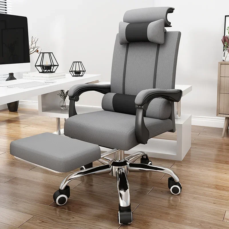 

Support Back Full Body Office Chair Stretch Wheels Rubber Lounge Ergonomic Gaming Chair Mobile Gamer Silla Plegable Furnitures