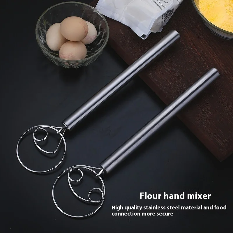 

Stainless Steel Flour Mixer | Powder & Dough Stirrer | Multifunctional Baking Tool