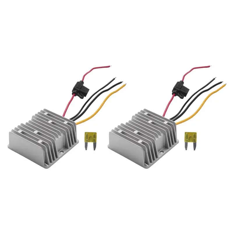 ABZC-2X DC 36V/48V To 12V 20A Converter Voltage DC Regulator Reducer Step Down Buck Transformer Converter Power With Fuse