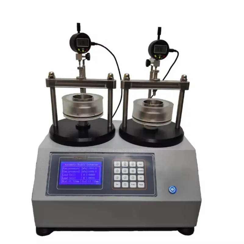 Лабораторный одометр Автоматический пневматический аппарат для испытания на расслабление почвы