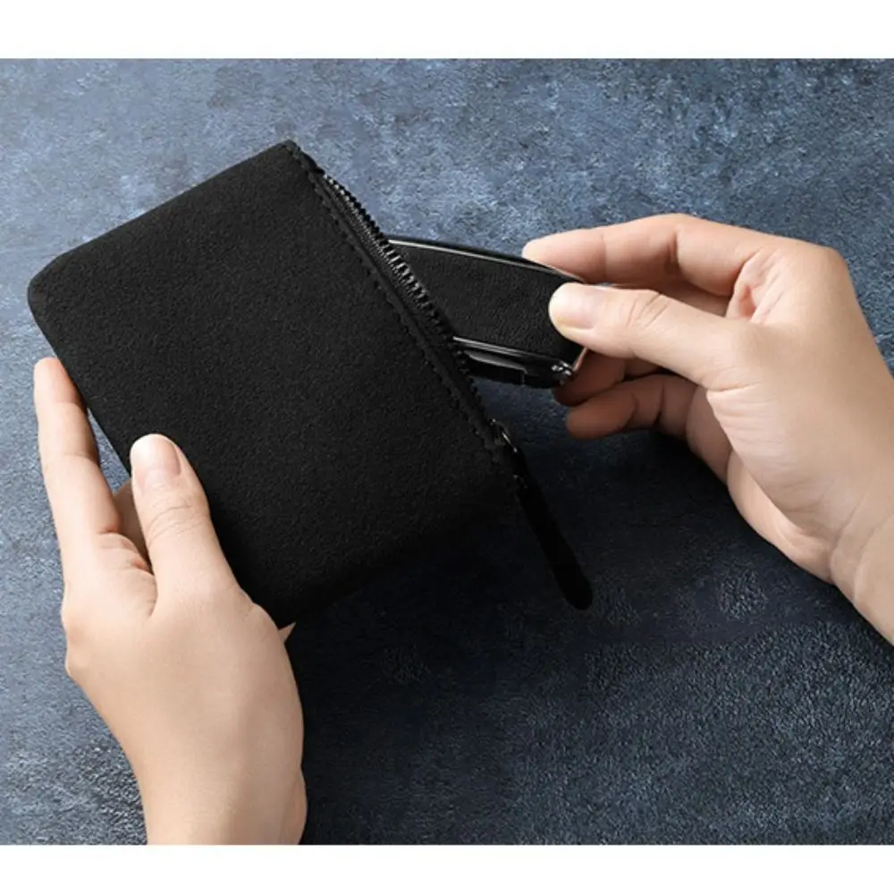 Fashion Mini PU Wallets Coin Purses Card Holder Money Bag Women Men Zipper Change Pouch