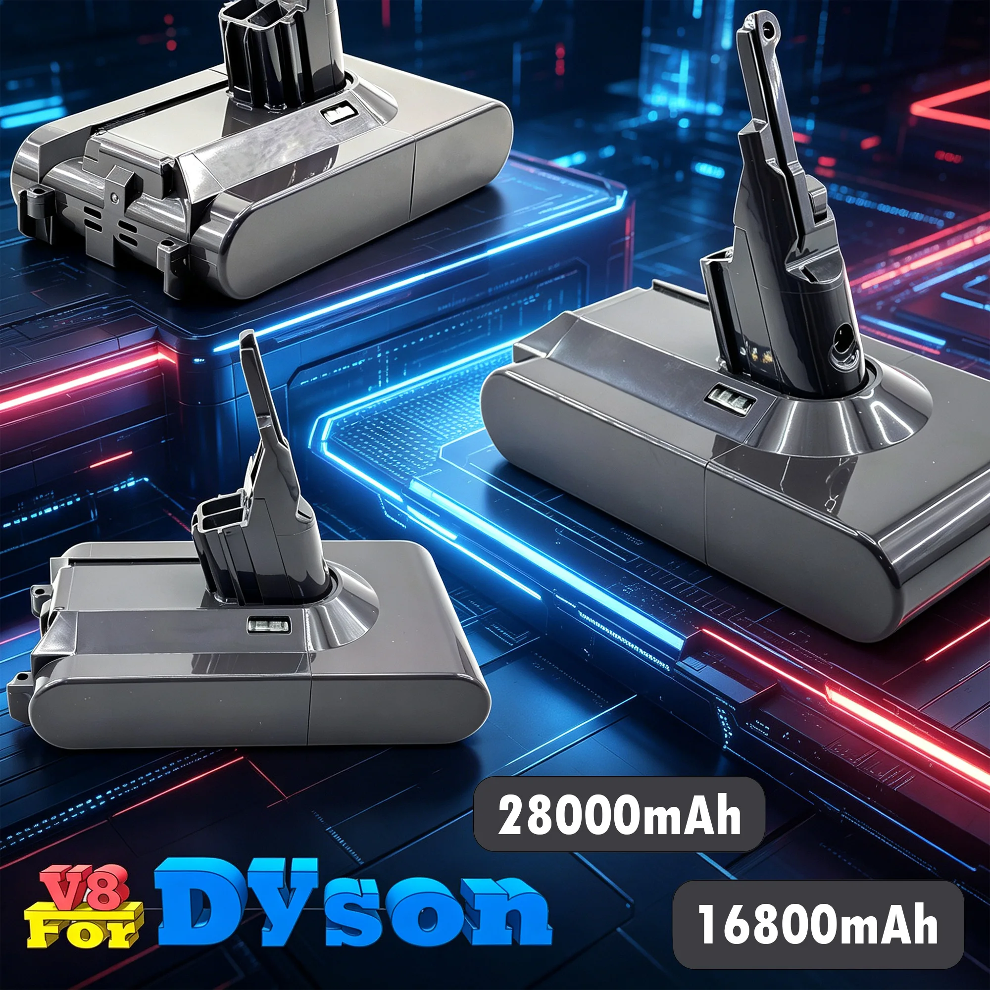 

Аккумулятор Li-ion 21.6V для Dyson V8 SV10, перезаряжаемый
