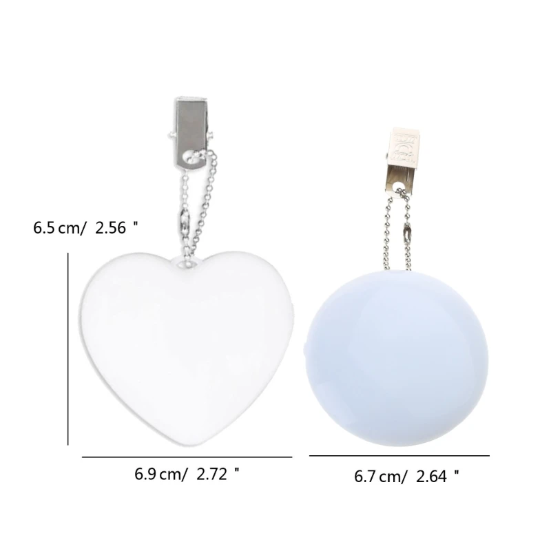 Purse Heart LED Light Handbag Lamp Automatic Motion Activated Purse Heart Shaped Light for Women Bah Purse Charm