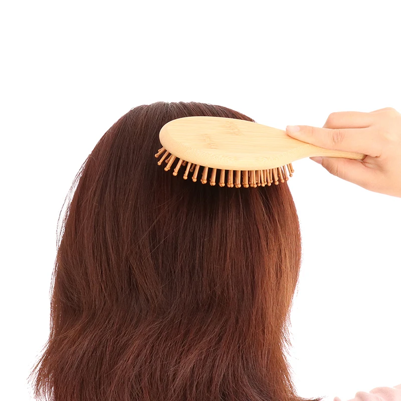 女性マッサージ竹櫛帯電防止もつれを解消脱毛スタイリングツール