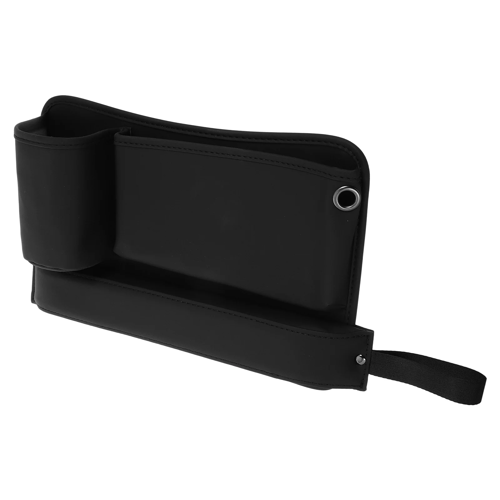

Car Storage Box Black Gap Filler Organizer Seat Cup Holder Console Universal Multifunctional Auto Storage Solution