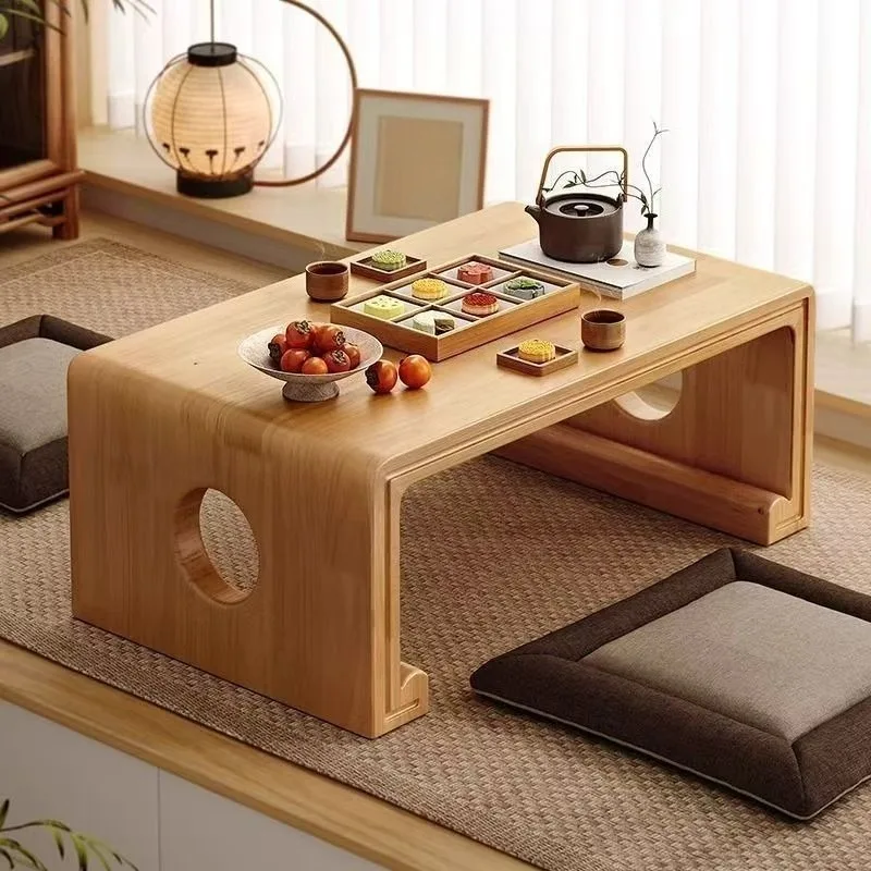Household small tea table coffee table bedroom tea table tatami kang