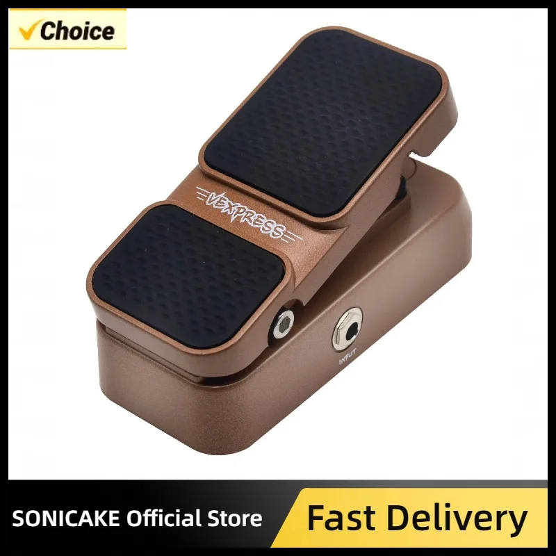 Sonicake Thụ Động Tập Thể Hiện Đàn Guitar Hiệu Ứng Bàn Đạp Chân Thực Mạch Tương Tự Thiết Kế Nhựa Cứng Nhám Nhẹ Vỏ Cướp QEP-02