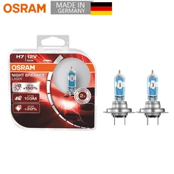 OSRAM Night Breaker Laser H7 12V 55W 64210NBL Next Generation Car Lamps Halogen Headlight +150% More Brightness, 2X