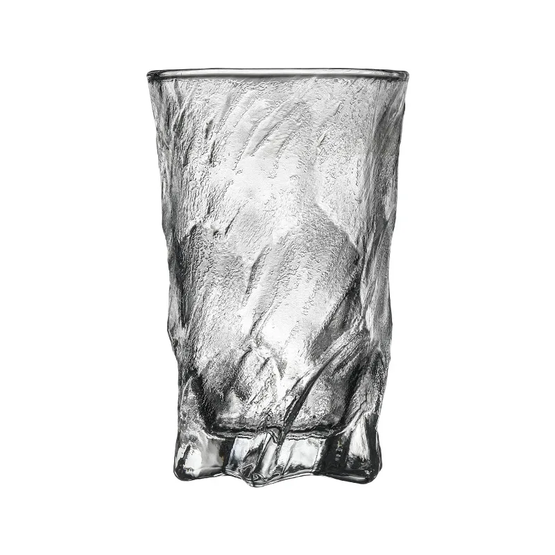 

LMM glacier pattern glass Japanese-style household high-value personalized matte beer cup