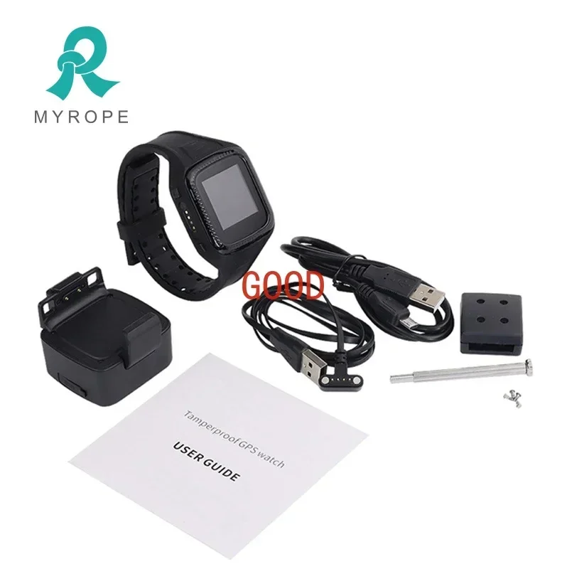 Tamper-proof Ankle Gps Tracker Positioning Electronic Fence Monitoring IP67 Waterproof 100-1000m Hand Held -162 Dbm Portable