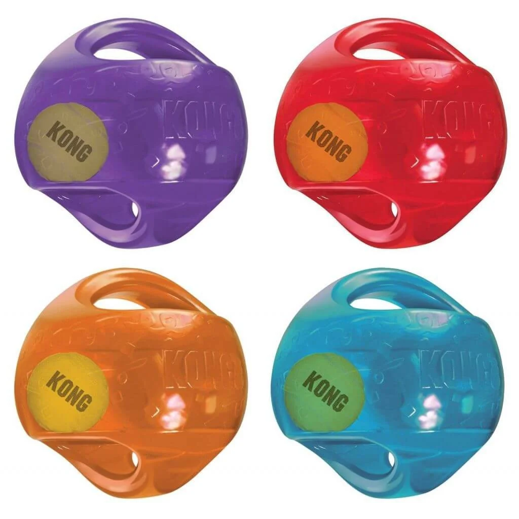Kong DogToy Ball Large Dog Training Toy Stuffable Erratic Bounce Chew Toy Rubber Treat-Filling Capabilities Fetch Pet Toy