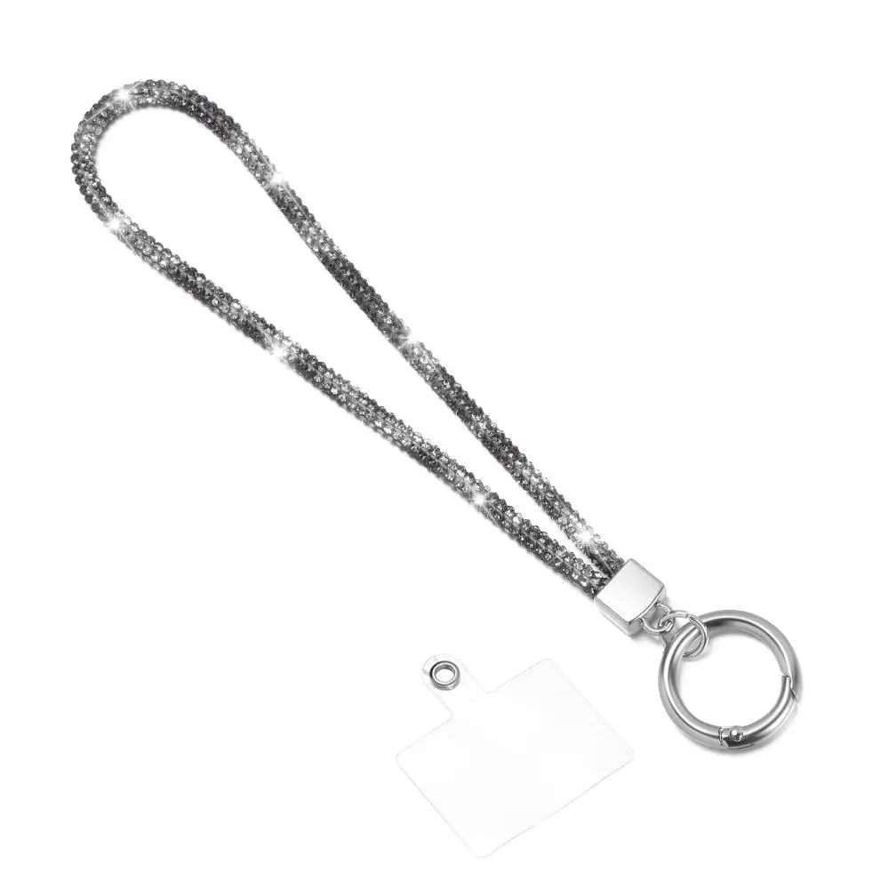 Glitzer Strass Telefon Lanyard Telefon Kristall Handgelenk bänder Schlüssel bund hängen Anti-Lost Seil bling bling hängende Schnur