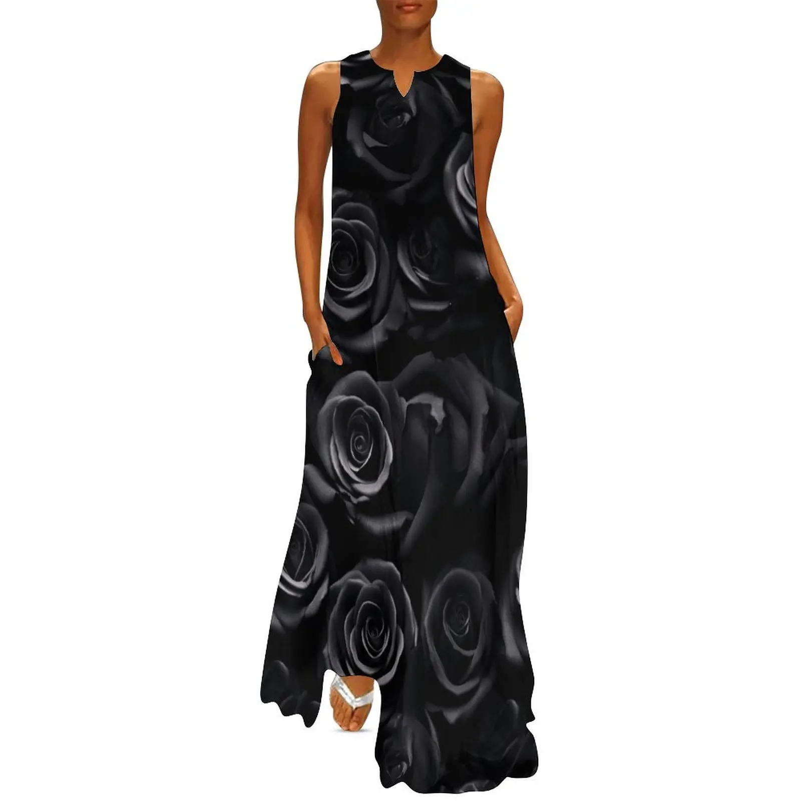 

Black Roses Long Dress ladies dresses for women 2025 women formal occasion dresses Dress