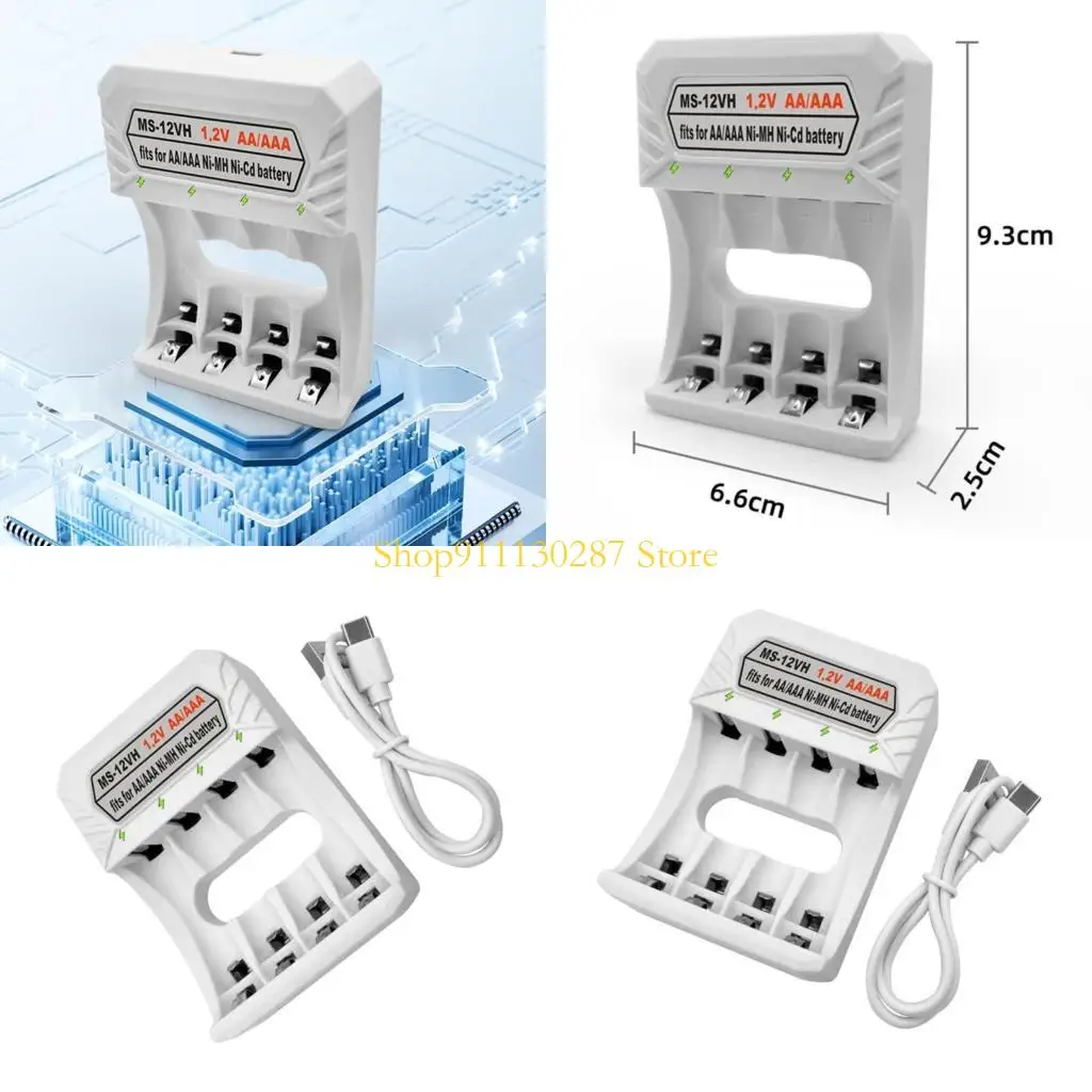 

J1HC Type C Fast Charging Slot 4-channel Independent Dock with Protections