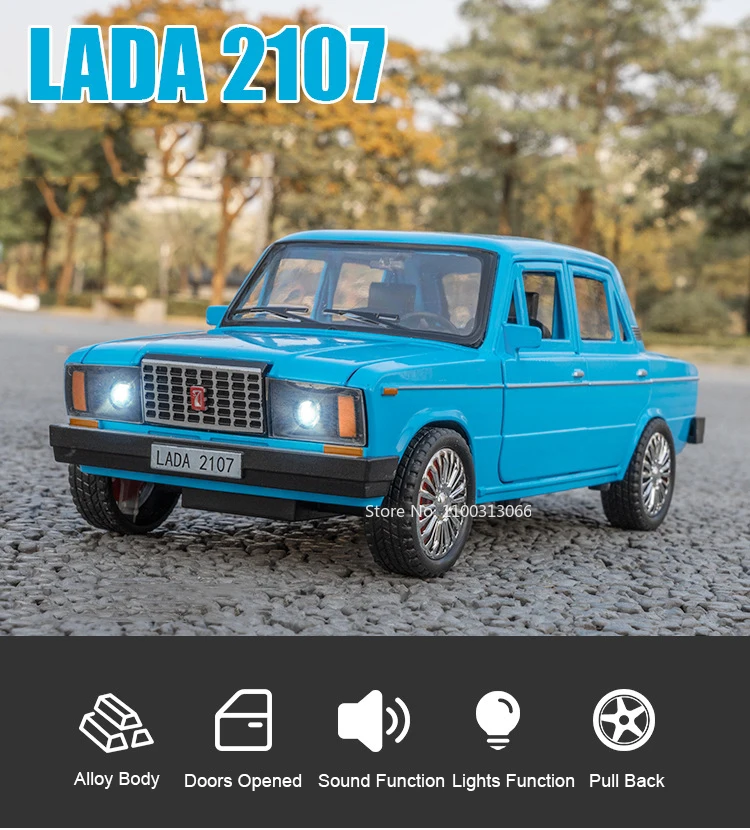 1:18 Russian LADA 2107 Niva Toys Alloy Diecast Cars Models Light 1:18 Russian LADA 2107 Niva Toys Alloy Diecast Cars Models Light